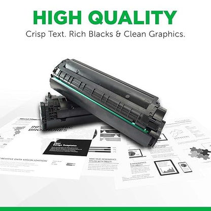 Clover Remanufactured Toner Cartridge Replacement for Dell 341-2916, UG216, 341-2938, 64035HA, 64015HA, 75P6960, 75P6961 | Black | High Yield Black 21,000
