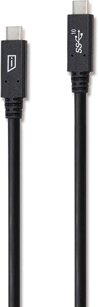 iStore USB-C to USB-C Sync/Charge Cable, Black (ACC1001CAI)