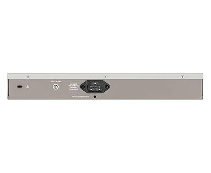 D-Link 10-Port PoE+ Switch Gigabit Ethernet Nuclias Cloud-Managed, 8 x PoE (130 Watt) & 2 x Gigabit Combo Ports (DBS-2000-10MP)