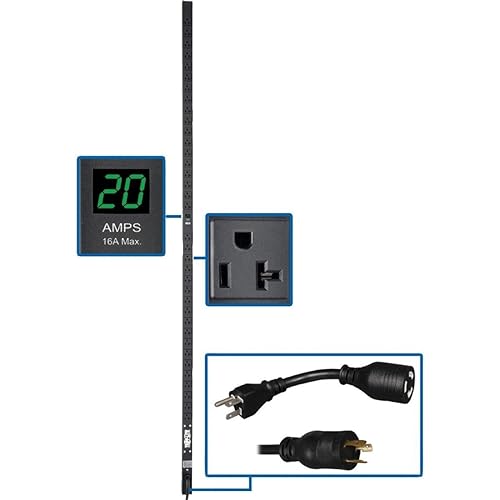 Tripp Lite PDU Metered 120V 20A 5-15/20R 36 Outlet L5-20P 72 Height 0URM - Power Distribution Unit - 1.9 kW