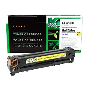 Clover imaging group Clover Remanufactured Toner Cartridge Replacement for HP CB542A (HP 125A) | Yellow Yellow 1,400