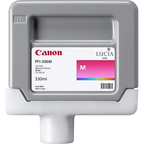 Canon 6659B001AA, PFI-306M Magenta Ink Cartridge, 330 mL