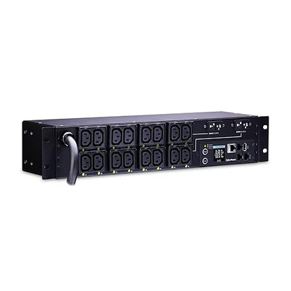 CyberPower PDU81007 Switched Metered-By-Outlet PDU, 200-240V/30A, 16 Outlets, 2U Rackmount