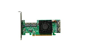 HighPoint Technologies SSD7580B PCIe 4.0 x16 / 8X U.2 Ports NVMe RAID Controller, Black
