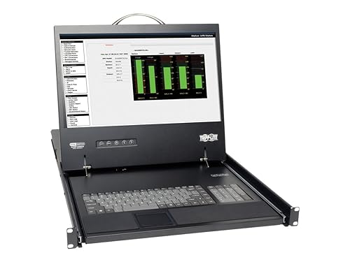 Tripplite Netcommander 8-Port Cat5 1U Rack-Mount Console KVM Switch with 19-in. LCD