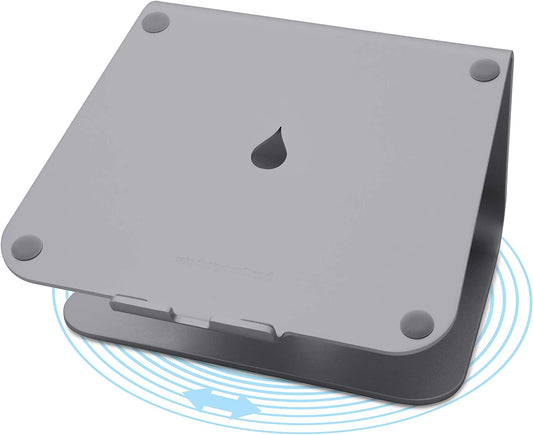 Rain Design mStand360 Laptop Stand with Swivel Base, Space Gray (10074) mStand360 Space Gray
