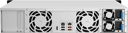 QNAP TS-1264U-RP-8G-US 12 Bay High-Speed Rackmount NAS Intel® Celeron® N5105/N5095 4-Core CPU, 8GB DDR4 Memory and 2.5GbE (2.5G/1G/100M) Network Connectivity (Diskless)