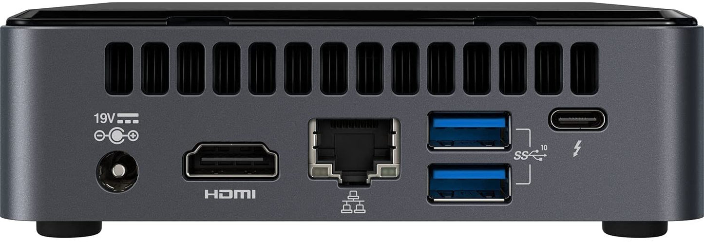 Intel NUC Kit NUC10I3FNK Business Mini Desktop Black (Intel i3-10110U 2-Core, 32GB RAM, 512GB m.2 SATA SSD, Intel UHD, WiFi, Bluetooth, 1xHDMI, SD Card, Win 10 Pro) 32GB RAM|512GB SSD|Win10Pro