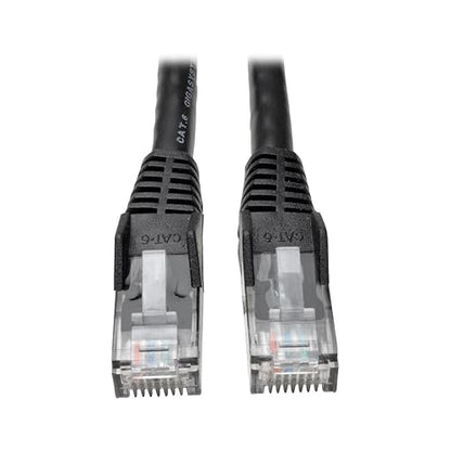 Tripp Lite N201-002-BK 2 Feet Cat6 Gigabit Snagless Patch Cable RJ45M/M (Black) 2-ft. Black