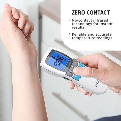 HoMedics No-Touch Infrared Thermometer Accurate Body, Food, Liquid and Room Temperature Readings