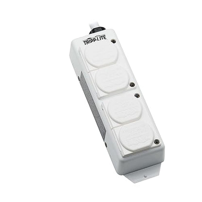 Tripp Lite Safe-IT 4-Outlet Medical Grade Power Strip for Patient Care Vicinity, 15ft Cord, UL 2930 and NFPA 99 Certified, Outlet Safety Covers, Dual Grounding, (PS-415-HGDG)