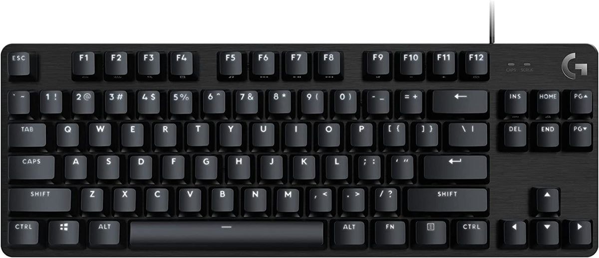 Logitech G413 TKL SE Mechanical Gaming Keyboard - Compact Backlit Keyboard with Tactile Mechanical Switches, Anti-Ghosting, Compatible with Windows, macOS - Black Aluminum G413 TKL SE Keyboard Only