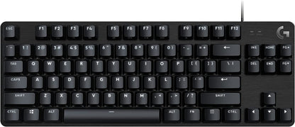 Logitech G413 TKL SE Mechanical Gaming Keyboard - Compact Backlit Keyboard with Tactile Mechanical Switches, Anti-Ghosting, Compatible with Windows, macOS - Black Aluminum G413 TKL SE Keyboard Only