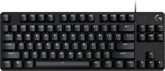 Logitech G413 TKL SE Mechanical Gaming Keyboard - Compact Backlit Keyboard with Tactile Mechanical Switches, Anti-Ghosting, Compatible with Windows, macOS - Black Aluminum G413 TKL SE Keyboard Only