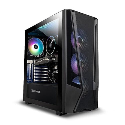 iBUYPOWER TraceMesh 7 Gaming Desktop PC, 14th Gen Intel 20-Core i7-14700F, NVIDIA GeForce RTX 4060, 32GB DDR5 RAM, 2TB SSD, Gaming Keyboard and Mouse, Windows 11 Home 32GB RAM I 2TB SSD