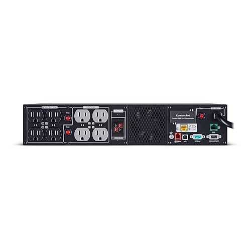 CyberPower PR750RTXL2UC Smart App Sinewave UPS System, 750VA/750W, 8 Outlets, 2U Rack/Tower, AVR, Cloud, EBM Option, Built-in Cloud Monitoring Expandable 750VA