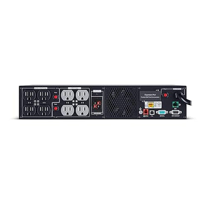 CyberPower PR750RTXL2UC Smart App Sinewave UPS System, 750VA/750W, 8 Outlets, 2U Rack/Tower, AVR, Cloud, EBM Option, Built-in Cloud Monitoring Expandable 750VA