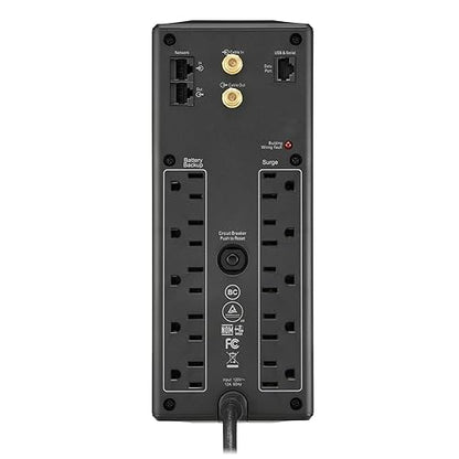 APC UPS 1350VA UPS Battery Backup and Surge Protector, BX1350M Backup Battery Power Supply, AVR, Dataline Protection 1350VA Battery Backup