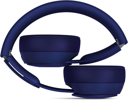 Beats Solo Pro Wireless Noise Cancelling On-Ear Headphones - Apple H1 Headphone Chip, Class 1 Bluetooth, Active Noise Cancelling, Transparency, 22 Hours of Listening Time - Dark Blue