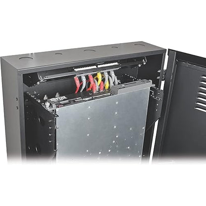 Tripp Lite 4U Vertical Wall-Mount Rack Enclosure Cabinet, Low-Profile, Server Depth, 36 Deep (SRWF4U36) 4U Server Depth