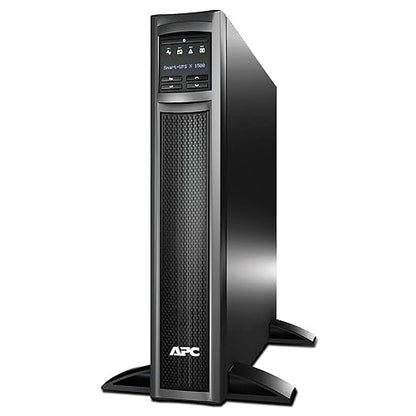 APC Network UPS, 1500VA Smart-UPS Sine Wave UPS with Extended Run Option, SMX1500RM2UCNC, Network Management Card, 2U Rackmount/Tower Convertible, Line-Interactive, 120V 1500VA Includes NMC