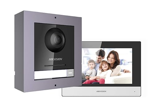 Hikvision Video Intercom KIT - 7" Touchscreen LCD - 2 Megapixel180° Horizontal - 96° Vertical - House
