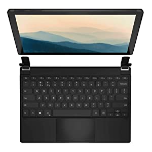 Brydge 12.3 Pro+ Wireless Keyboard Type Cover with Precision Touchpad | Compatible with Microsoft Surface Pro 7, 6, 5 &amp; 4 | Designed for Surface | (Black)