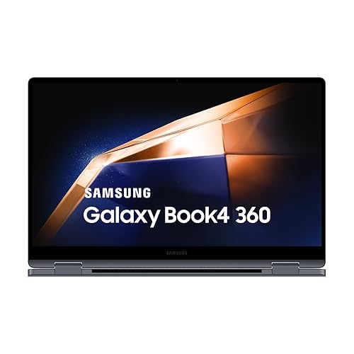 Samsung Galaxy Book4 360 Laptop, 15.6", Intel i5, 16GB RAM, 256GB Storage - Moonstone Gray Intel i5 256GB Galaxy Book4 360