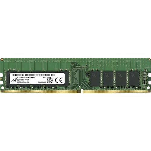 Micron Server Memory Module DDR4|16GB|UDIMM/ECC|3200MHz|CL 22|1.2V|MTA18ASF2G72AZ-3G2R1R