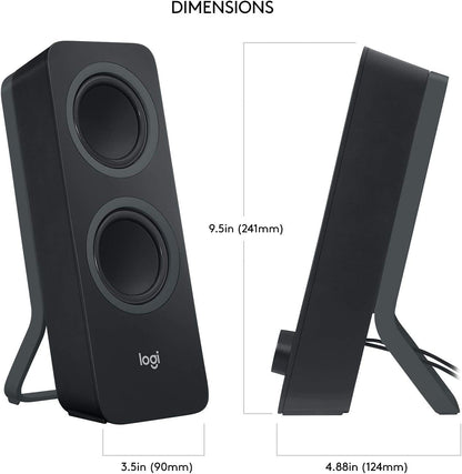 Logitech Z207 2.0 Multi Device Stereo Speaker (Black)