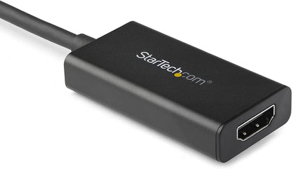 StarTech.com DisplayPort to HDMI Adapter - 4K 60Hz HDR10 Active DisplayPort 1.4 to HDMI 2.0b Video Converter - 4K DP to HDMI Adapter Dongle for Monitor/Display/TV - Latching DP Connector (DP2HD4K60H)