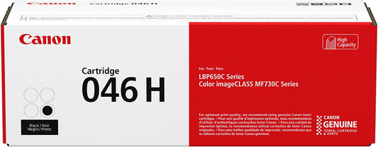 Canon 046H High-Yield Black Toner Cartridge Black Ink