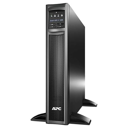APC Network UPS, 1000VA Smart-UPS Sine Wave UPS with Extended Run Option, SMX1000C, Tower/2U Rackmount Convertible, Line-Interactive, 120V 1000VA No NMC