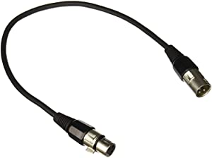 C2g/ cables to go C2G 40060 Pro-Audio XLR Male to XLR Female Cable, Black (12 Feet, 3.65 Meters)