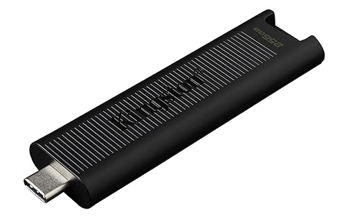 Kingston DataTraveler Max 256GB USB-C Flash Drive with USB 3.2 Gen 2 Performance, Black