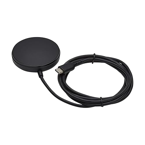 Eaton Tripp Lite Series Wireless Charger Pad, 10W Magnetic Phone Charging Pad, QI-Enabled Phone Compatible for iPhone & Android, 5ft Cable, Black, 1-Year Warranty (U280M-005-10-BK) Charging Pad Black