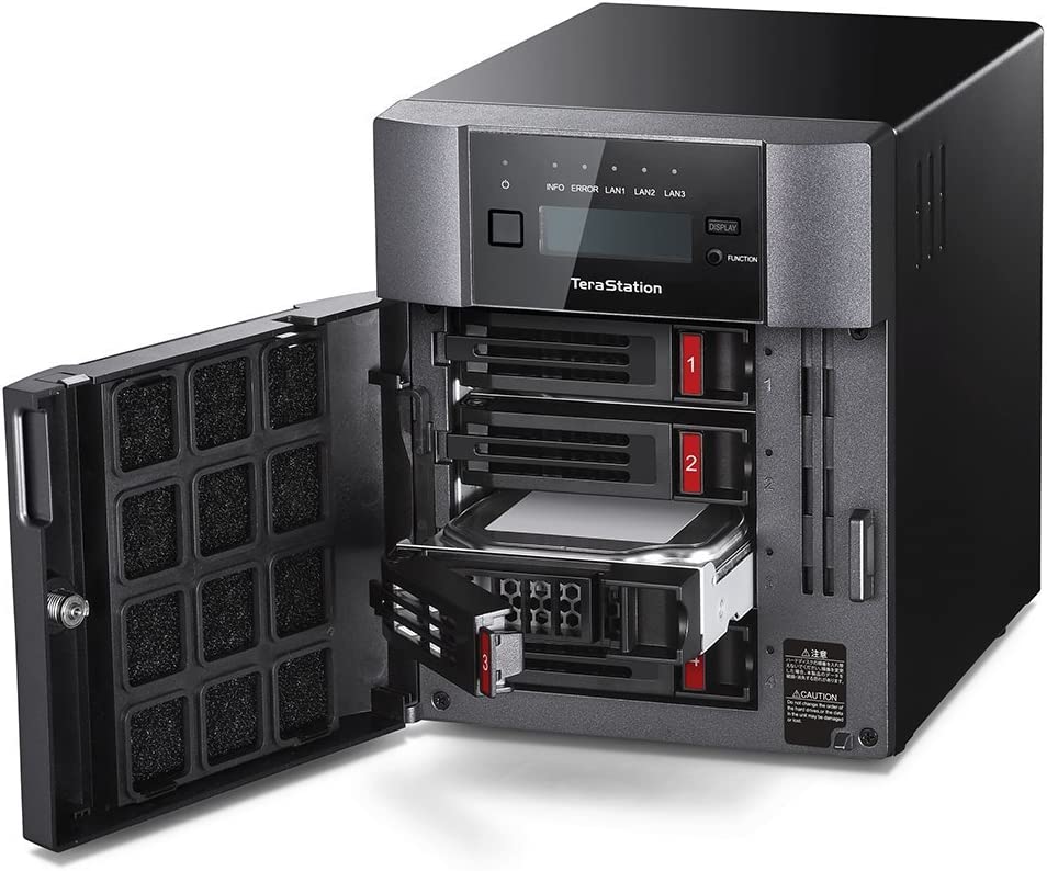 BUFFALO TeraStation 5410DN Desktop 32 TB NAS Hard Drives Included TeraStation 5410 Desktop 4 Drive Bays 32 TB