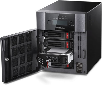 BUFFALO TeraStation 5410DN Desktop 32 TB NAS Hard Drives Included TeraStation 5410 Desktop 4 Drive Bays 32 TB