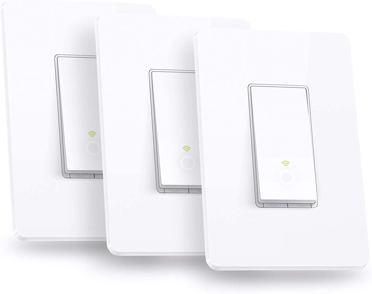 Kasa Smart Light Switch HS200P3, Single Pole, Needs Neutral Wire, 2.4GHz Wi-Fi Light Switch Works with Alexa and Google Home, UL Certified, No Hub Required, 3 Count -Pack of 1 , White