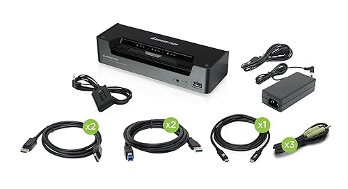 IOGEAR 3-Port 4K USB-C and DisplayPort KVMP Switch with Power Delivery - GCS1953