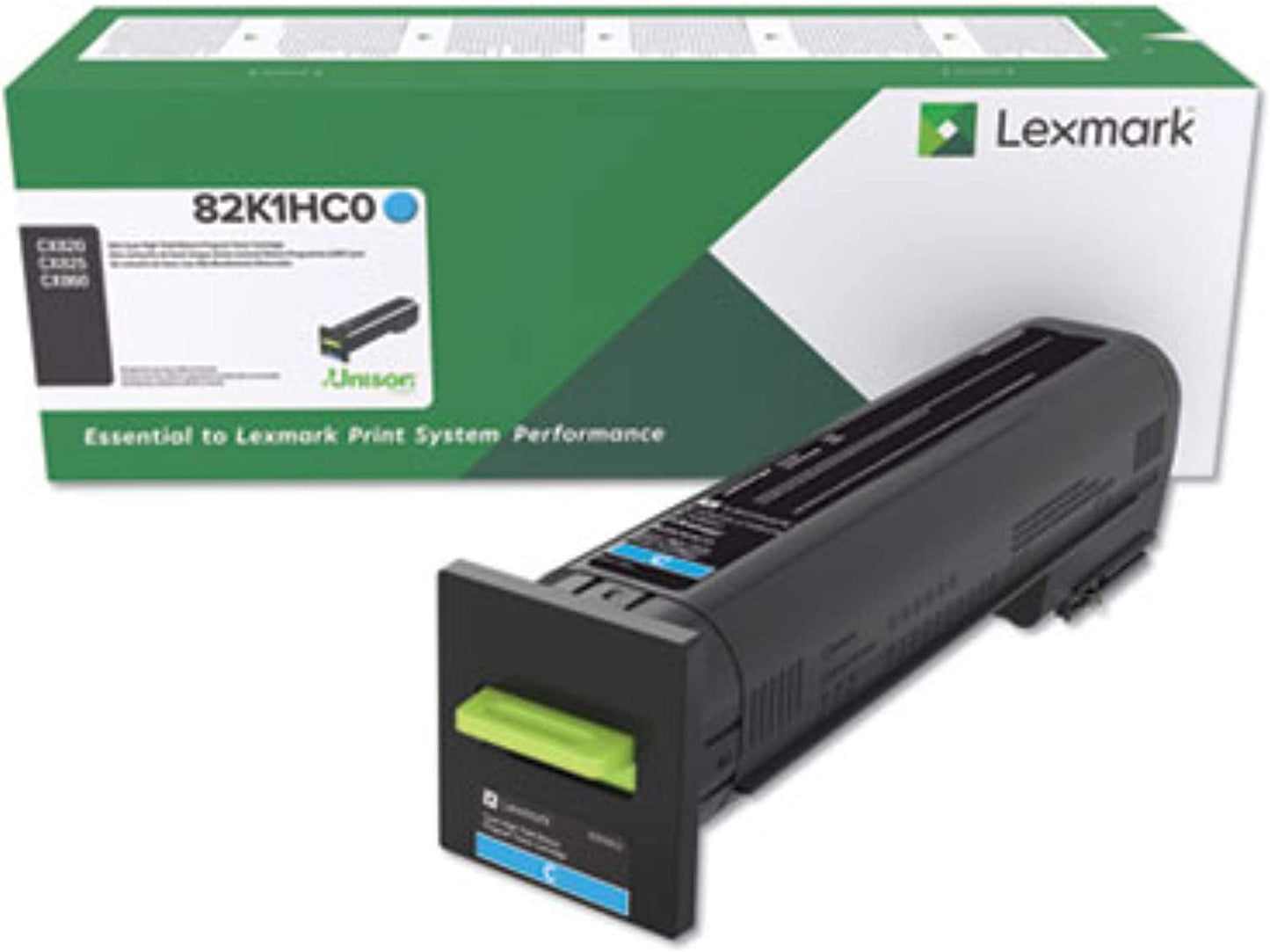 Lexmark 82K1HC0 Unison Toner Cartridge, Cyan