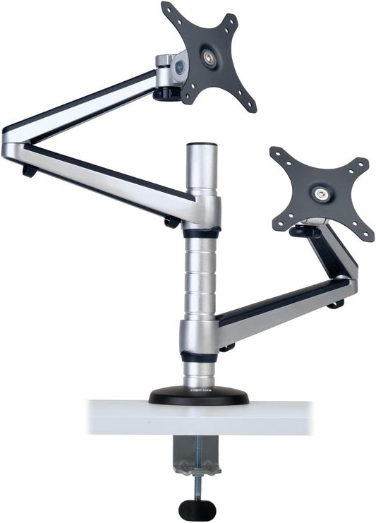 TRIPP LITE Dual Display LCD Desk Mount Arm Swivel Tilt 13-Inch-27-Inch Flat Panel