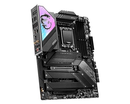 MSI MPG Z790 Carbon WiFi II Gaming Motherboard (Supports 12th/13th/14th Gen Intel Processors, LGA 1700, DDR5, PCIe 5.0, M.2, 2.5Gbps LAN, USB 3.2 Gen2, Wi-Fi 7, ATX)