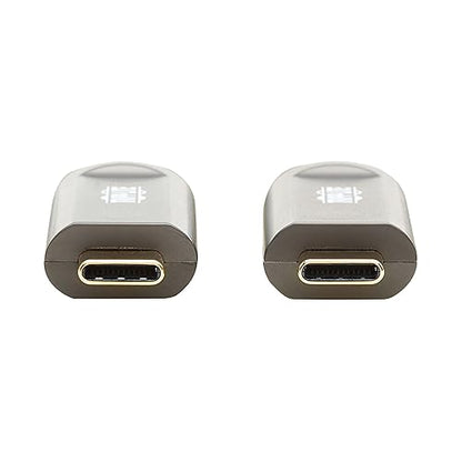 Tripp Lite USB-C Fiber (10 Gbps) Data Cable, USB 3.2 Active Optical Cable, Male to Male, Black, Plenum-Rated for in Wall & Ceiling Installations, 33 Feet / 10 Meters, 3-Year Warranty (U420F-10M-D3)