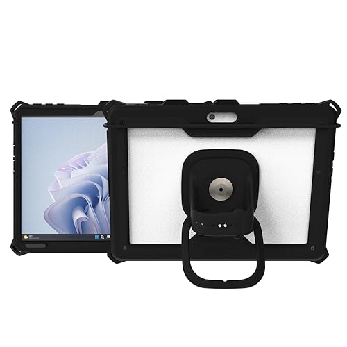 The Joy Factory aXtion Go MP Rugged Carrying Case Microsoft Surface Pro 9 Tablet, Stylus - Drop Proof, Water Resistant, Wear Resistant, Tear Resistant, Weather Resistant, Anti-slip, Shock Proof, Water Proof - Silicone Body