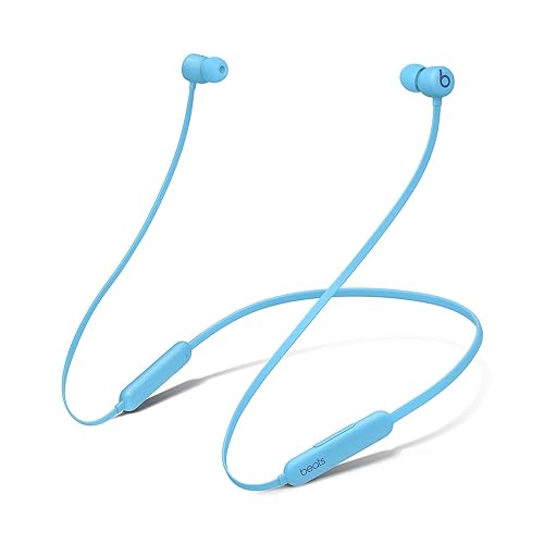 Beats Flex Wireless Earbuds - Apple W1 Headphone Chip, Magnetic Earphones, Class 1 Bluetooth, 12 Hours of Listening Time, Built-in Microphone - Flame Blue Flame Blue Flex