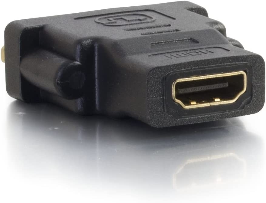 C2g/ cables to go C2G DVI to HDMI Cable, HDMI Adapter, Female to Female Adapter, Black, Cables to Go 18402 HDMI Female to DVI Female