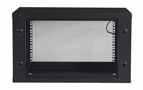 APC NetShelter 6U Wallmount Rack Enclosure Server Cabinet, AR106, Unassembled