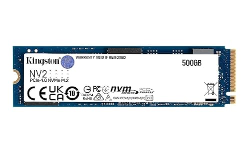 Kingston Technology NV2 M.2 500 GB PCI Express 4.0 NVMe