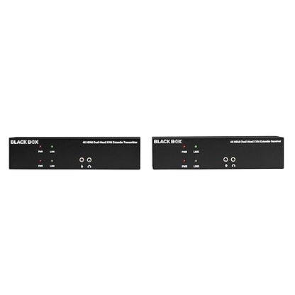Black Box KVM Extender Over CATx - 4K, DH, HDMI, USB 2.0, Serial, Audio